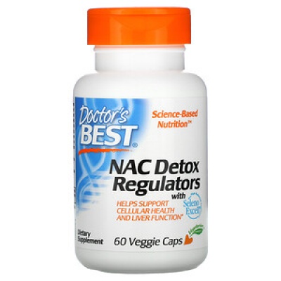 Антиоксидант Doctor’s Best NAC Detox Regulators 60 капсул