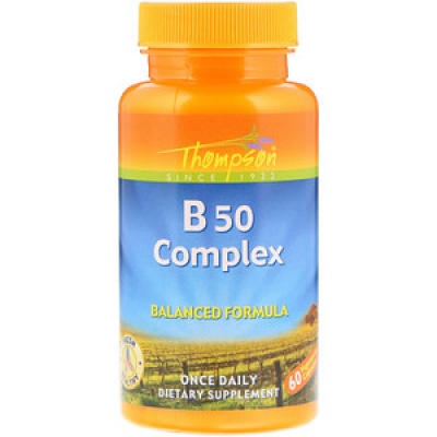 Витамины Thompson B 50 complex  60 капсул