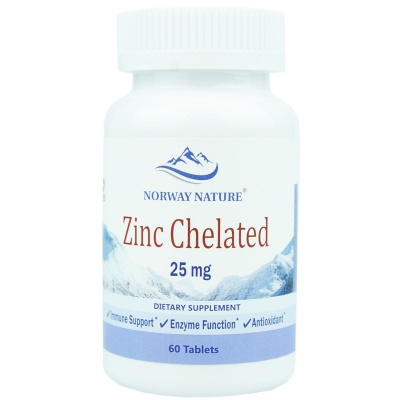 Витамины Norway Nature Zinc Chelated 60 таблеток