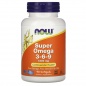 Антиоксидант NOW Super Omega 3-6-9 1200 мг 90 капсул