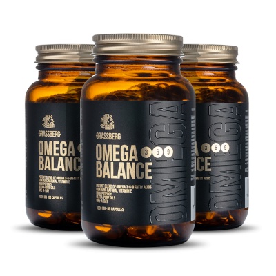 Антиоксидант Grassberg Omega 3-6-9 Balance  1000 mg 60 капс