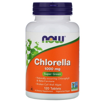 Антиоксидант NOW CHLORELLA 1000 мг 120 таблеток