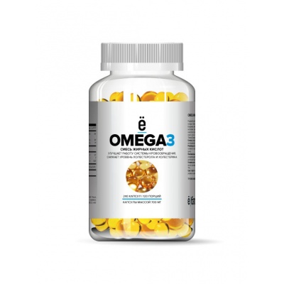 Антиоксидант Ёбатон Omega 3 35% 240 капсул