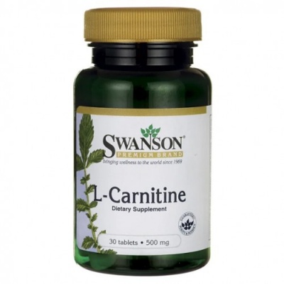 Л- Карнитин Swanson L-Carnitine 500 mg 30 таблеток