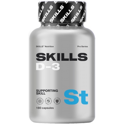 Витамины Skills D3  600 UI 180 капcул
