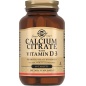 Витамины Solgar Calcium Citrate with Vitamin D3 60 таблеток