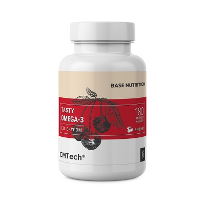 Антиоксидант CMTech Omega-3 жевательная 180 капcул