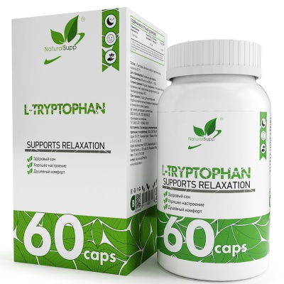 Аминокислота NaturalSupp L-Tryptophan 60 капсул