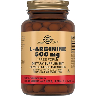 Л-Аргинин Solgar L-Аргинин  250мг 50 капсул