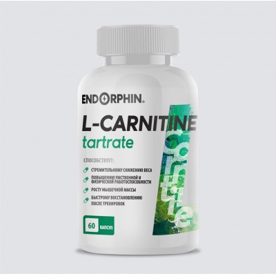 Л-карнитин ENDORPHIN L-Carnitine Tartrate 60 капсул
