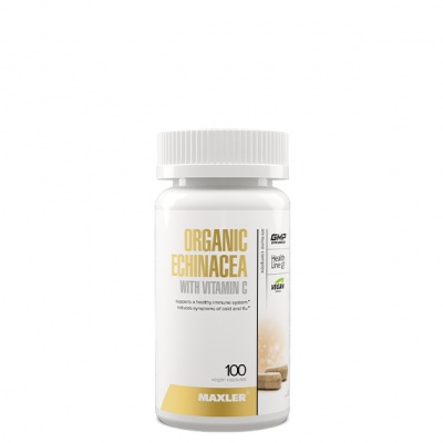 Витамины Maxler Organic Echinacea with Vitamin C 100 капсул