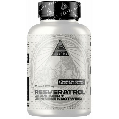 Витамины Biohacking Mantra Resveratrol 100 мг 60 капсул