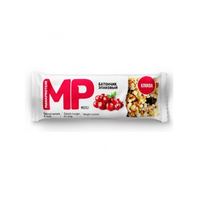 Батончик злаковый MAMAPROTEIN Muesli 45 гр