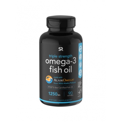 Антиоксидант Sports Research omega-3 fish oil 1250 мг 90 капс