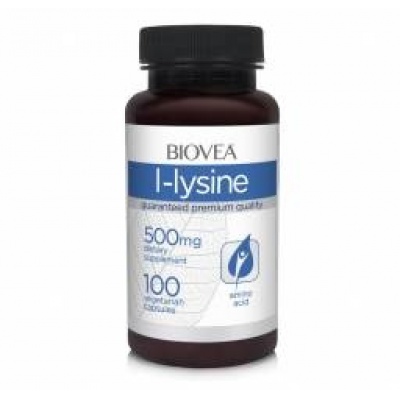Аминокислота BioVea L-Lysine 500 mg 100 капсул