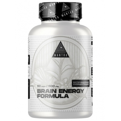 Специальный препарат Biohacking Mantra Brain Energy Formula 600 мг 60 капсул