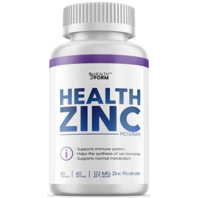 Витамины Health Form Zinc Picolinate  122 мг 120 капсул