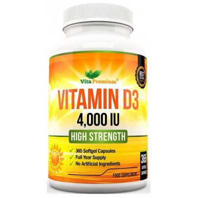 Витамины Vita Premium Vitamin D3 365 капсул