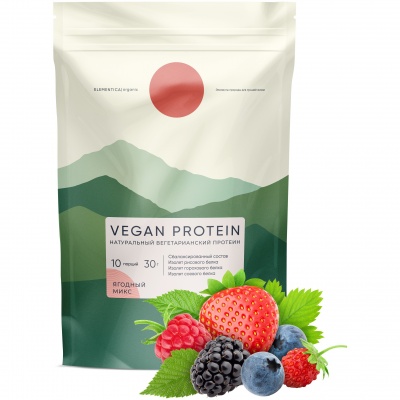 Протеин ELEMENTICA Vegan Protein 300 гр
