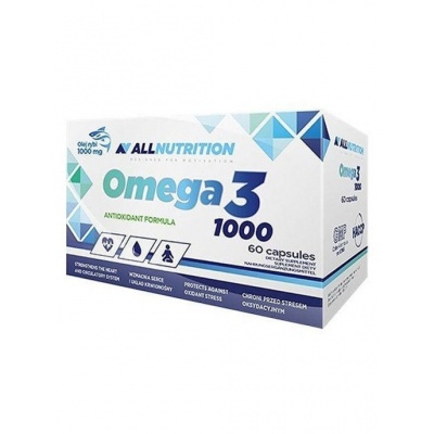 Антиоксидант All Nutrition Omega 3 1000 мг 60 капсул