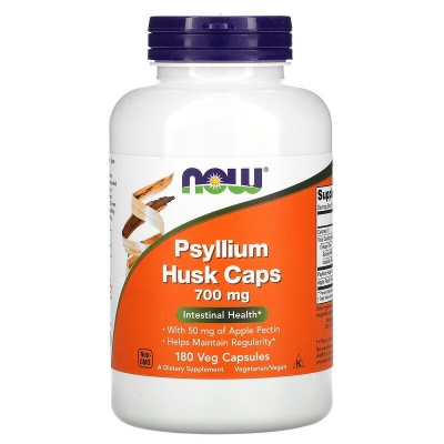 Специальный препарат NOW Psyllium Husk 700 мг 180 капсул
