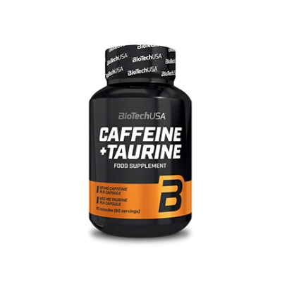 Энергетик BioTech Кофеин+Таурин 60 капсул