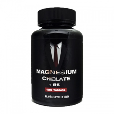 Витамины RavNutrition Magnesium Chelate + B6 120 таблеток