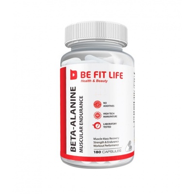 Аминокислота BEFITLIFE Beta Alanine 500 мг 180 капсул
