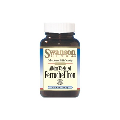 Витамины Swanson Albion Ferrochel Iron 180 капсул