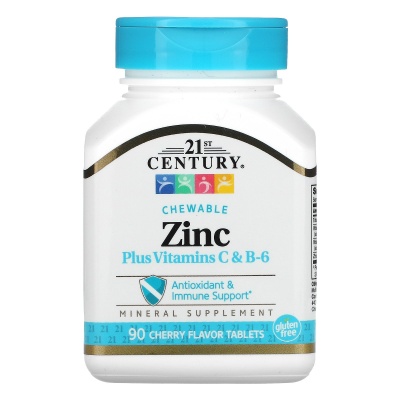 Витамины 21st Century Zinc plus Vitamins C + B-6 90 таблеток