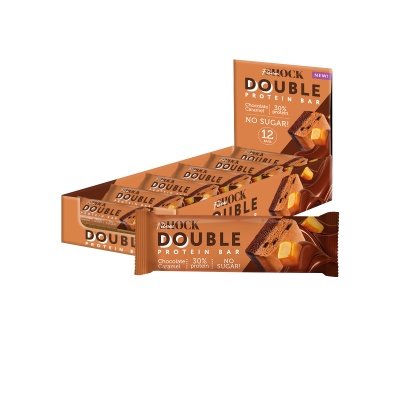 Батончик FitnesShock DOUBLE не глазированный 40 гр