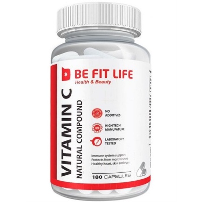 Витамины BEFITLIFE Vitamin C 500 мг 180 капсул