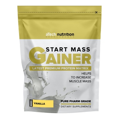 Гейнер aTech Nutrition Gainer Start Mass 3000 гр