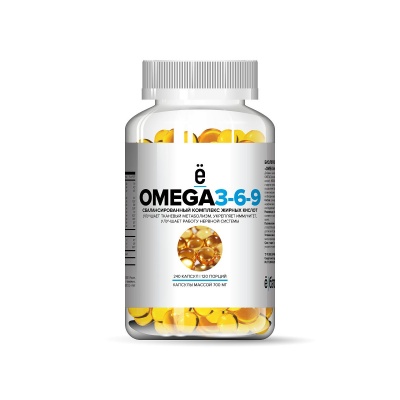 Антиоксидант Ёбатон Omega 3-6-9 240 капсул
