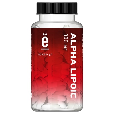 Аминокислота Ёбатон Alpha Lipolic Acid 300 мг 60 капсул