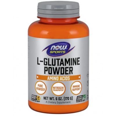 Глютамин Now L-Glutamine 170 гр