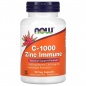 Витамины NOW С-1000 Zinc Immune 90 капсул