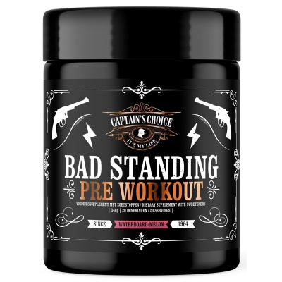 Предтрен Captain's Choice Bad Standing Pre Workout 340 гр
