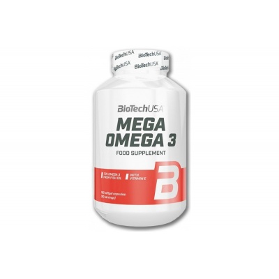 Антиоксидант BioTech Mega Omega 3 180 капсул