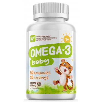 Антиоксидант 4Me Nutrition Omega-3 baby (1+) 60 ампул