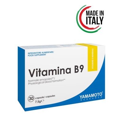 Витамины Yamamoto Research Vitamin B9  400 мкг 30 капсул