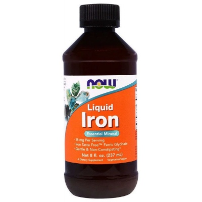 Витамины NOW Iron Liquid 237 мл