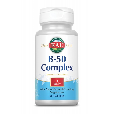 Витамины KAL Vitamin B-50 Complex 50 таблеток