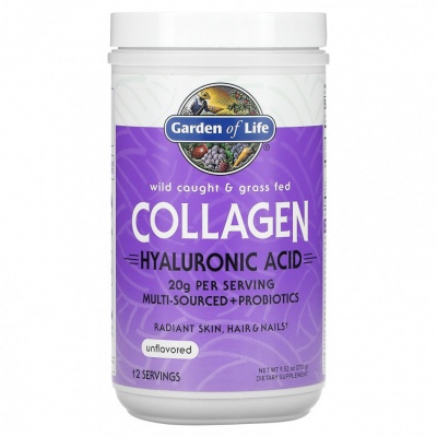 Коллаген Garden of Life Collagen Hyaluronic Acid 270 гр