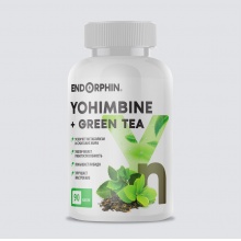 Жиросжигатель ENDORPHIN Yohimbine + Green Tea 90 капсул