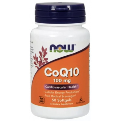 Антиоксидант NOW CoQ10 100 мг 50 капсул
