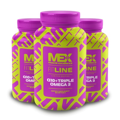 Антиоксидант Mex Nutrition Q10+Triple Omega 90 капсул