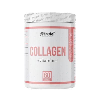 Коллаген FitRule Collagen+Vitamin C 60 капсул