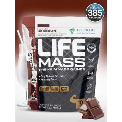 Гейнер Tree of life LIFE MASS Gainer 1000 гр