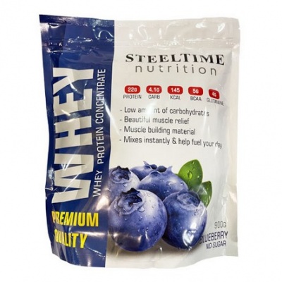 Протеин Steeltime Nutrition Whey concentrate protein 900 гр